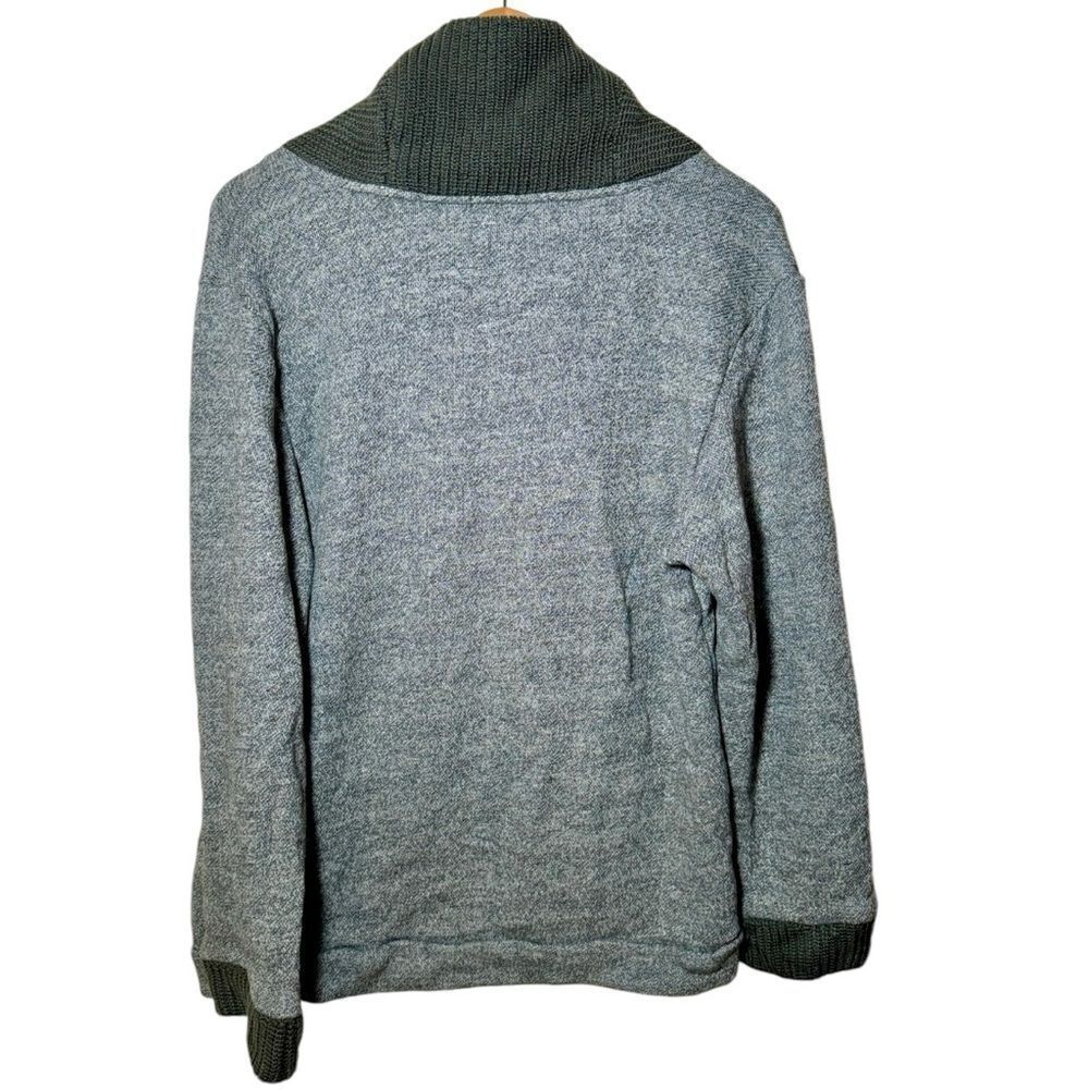 Comme Ca Men Japan‎ Cowl Neck Pullover Knit Sweater Gray Men’s Size Medium - Picture 3 of 3